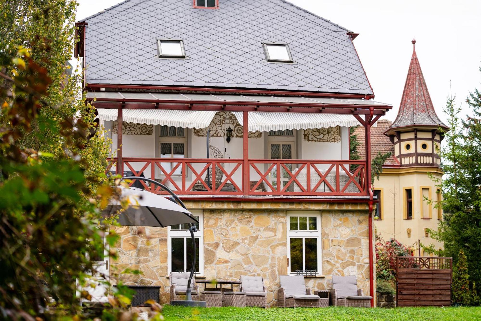 Villa Emausy Luhačovice Dış mekan fotoğraf